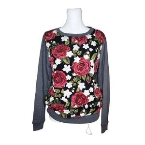 NorthCrest women's long sleeve spring sweatshirt size small